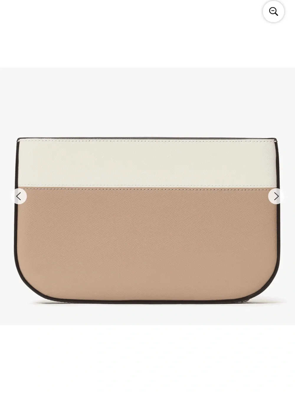 kate spade Two-Tone Cream & Beige Chain Crossbody Bag